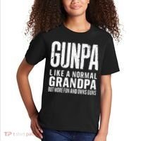 Gunpa Like A Normal Grandpa But More Fun And Owns Guns Funny Kids T-Shirt thumb 2