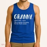 Granny Like A Regular Grandma But Cooler Mothers Day Granny Gift Tank Top thumb 3
