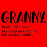 Granny Like A Regular Grandma But Cooler Mothers Day Granny Gift Santa Hat thumb 1