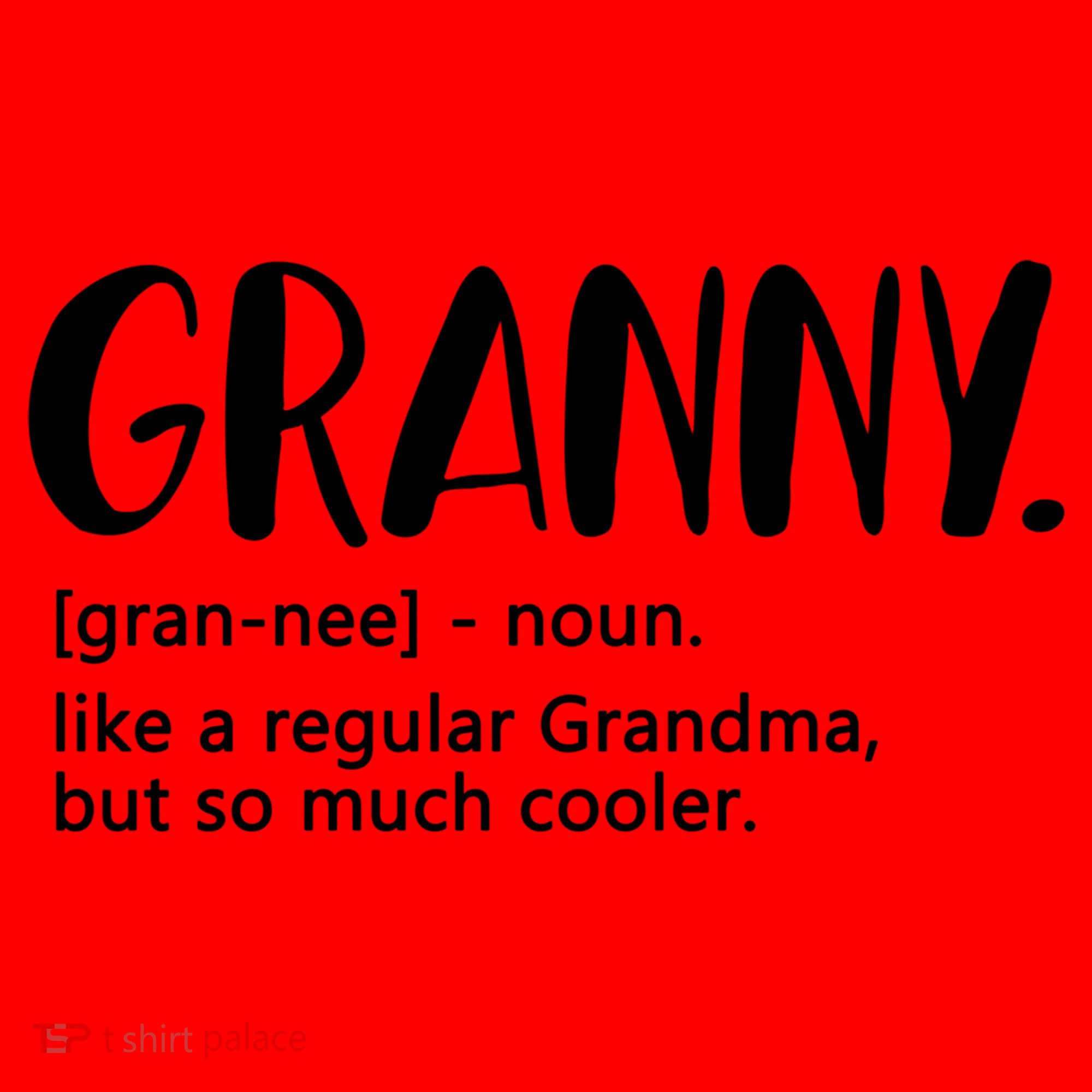 Granny Like A Regular Grandma But Cooler Mothers Day Granny Gift Santa Hat