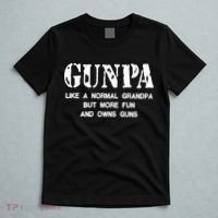 Gunpa Like A Normal Grandpa But More Fun And Owns Guns T-Shirt thumb 5