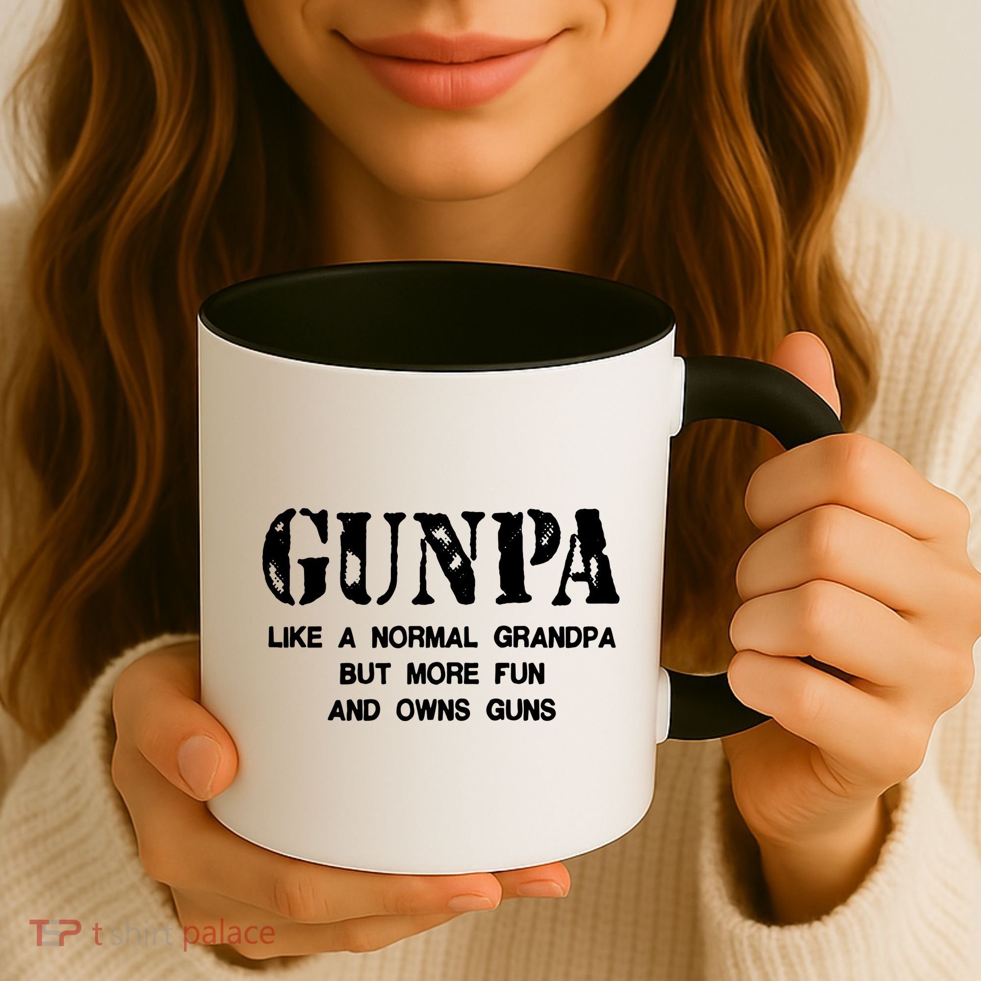 Gunpa Like A Normal Grandpa But More Fun And Owns Guns Coffee Mug
