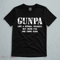 Gunpa Like A Normal Grandpa But More Fun And Owns Guns T-Shirt thumb 5