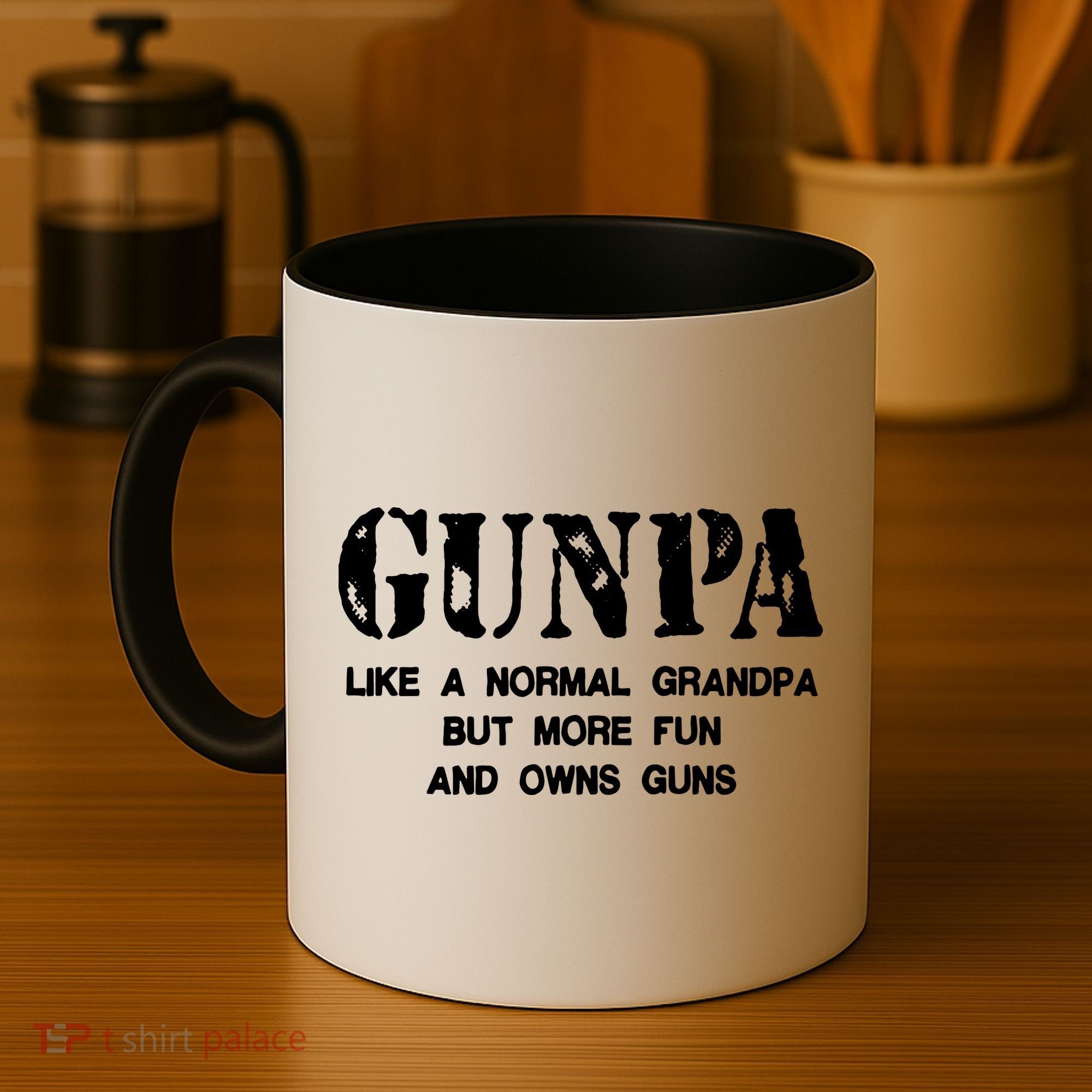 Gunpa Like A Normal Grandpa But More Fun And Owns Guns Coffee Mug