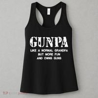 Gunpa Like A Normal Grandpa But More Fun And Owns Guns Women's Tank Top thumb 3