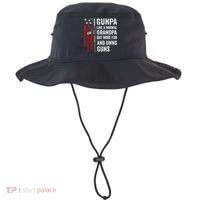 Gunpa Like A Normal Grandpa But More Fun And Owns Guns Bucket Hat thumb 0