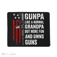 Gunpa Like A Normal Grandpa But More Fun And Owns Guns Mousepad thumb 0