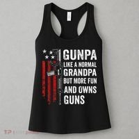 Gunpa Like A Normal Grandpa But More Fun And Owns Guns Women's Tank Top thumb 3
