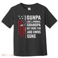 Gunpa Like A Normal Grandpa But More Fun And Owns Guns Toddler T-Shirt thumb 0