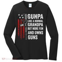 Gunpa Like A Normal Grandpa But More Fun And Owns Guns Women's Long Sleeve Shirt thumb 0