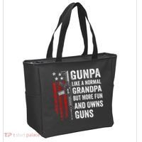 Gunpa Like A Normal Grandpa But More Fun And Owns Guns Tote Bag thumb 2