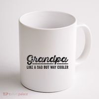 Grandpa Like A Dad But Way Cooler Funny Grandad Definition Coffee Mug thumb 1