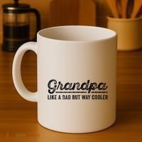 Grandpa Like A Dad But Way Cooler Funny Grandad Definition Coffee Mug thumb 4