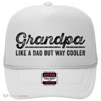 Grandpa Like A Dad But Way Cooler Funny Grandad Definition Hat thumb 0