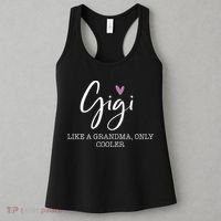 Gigi Like A Grandma Only Cooler Heart MotherS Day Gigi Women's Tank Top thumb 3