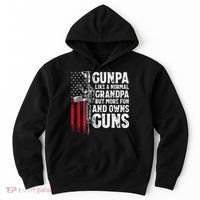Gunpa Like A Normal Grandpa Fun And Owns Guns Hoodie thumb 0