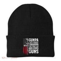Gunpa Like A Normal Grandpa Fun And Owns Guns Beanie thumb 0