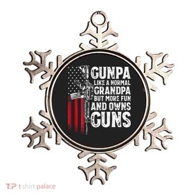 Gunpa Like A Normal Grandpa Fun And Owns Guns Ornament