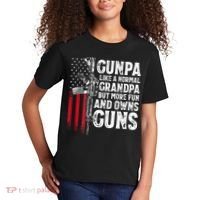 Gunpa Like A Normal Grandpa Fun And Owns Guns Kids T-Shirt thumb 2