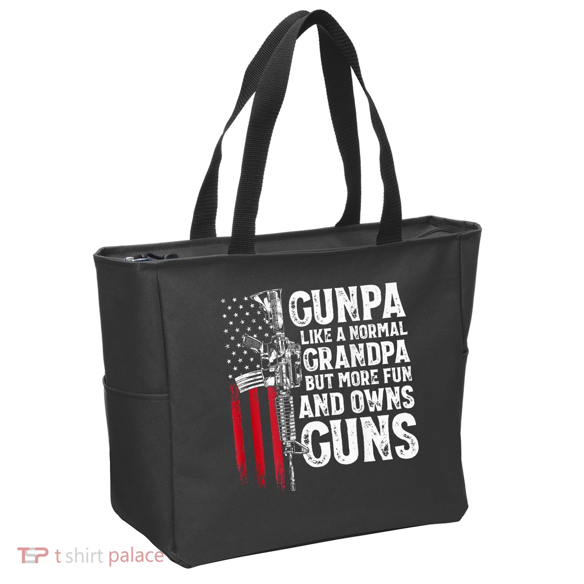 Gunpa Like A Normal Grandpa Fun And Owns Guns Tote Bag