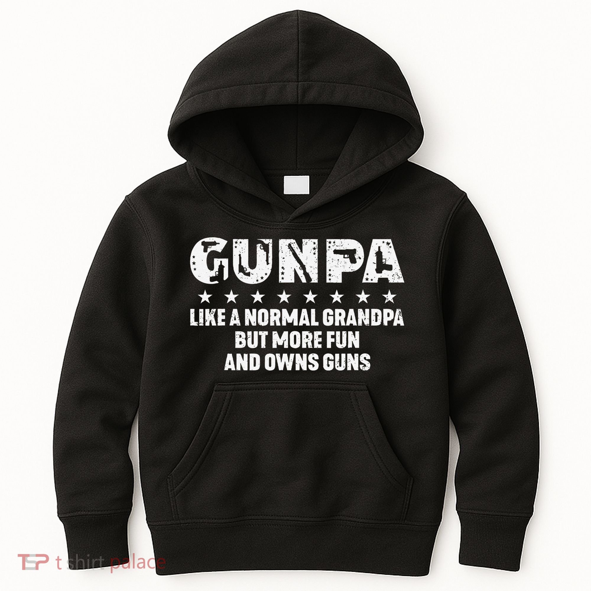 Gunpa Like A Normal Grandpa But More Fun And Owns Guns Gift Kids Hoodie