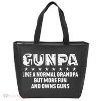 Gunpa Like A Normal Grandpa But More Fun And Owns Guns Gift Tote Bag thumb 0