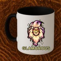 Glamorous Lion Coffee Mug thumb 2