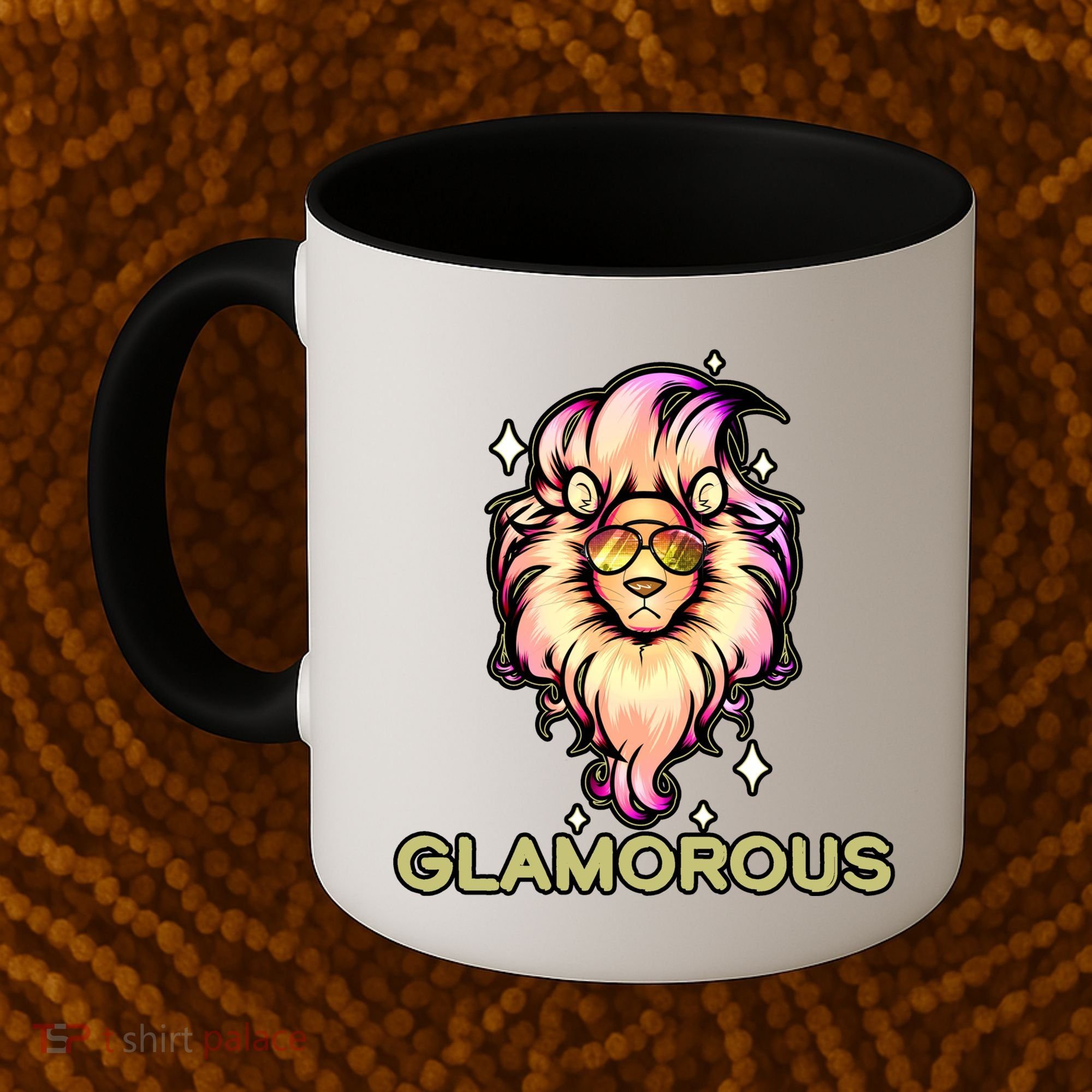 Glamorous Lion Coffee Mug
