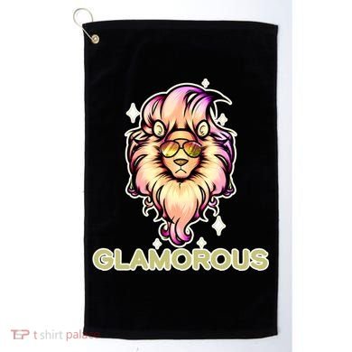 Glamorous Lion Golf Towel