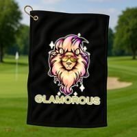Glamorous Lion Golf Towel thumb 1