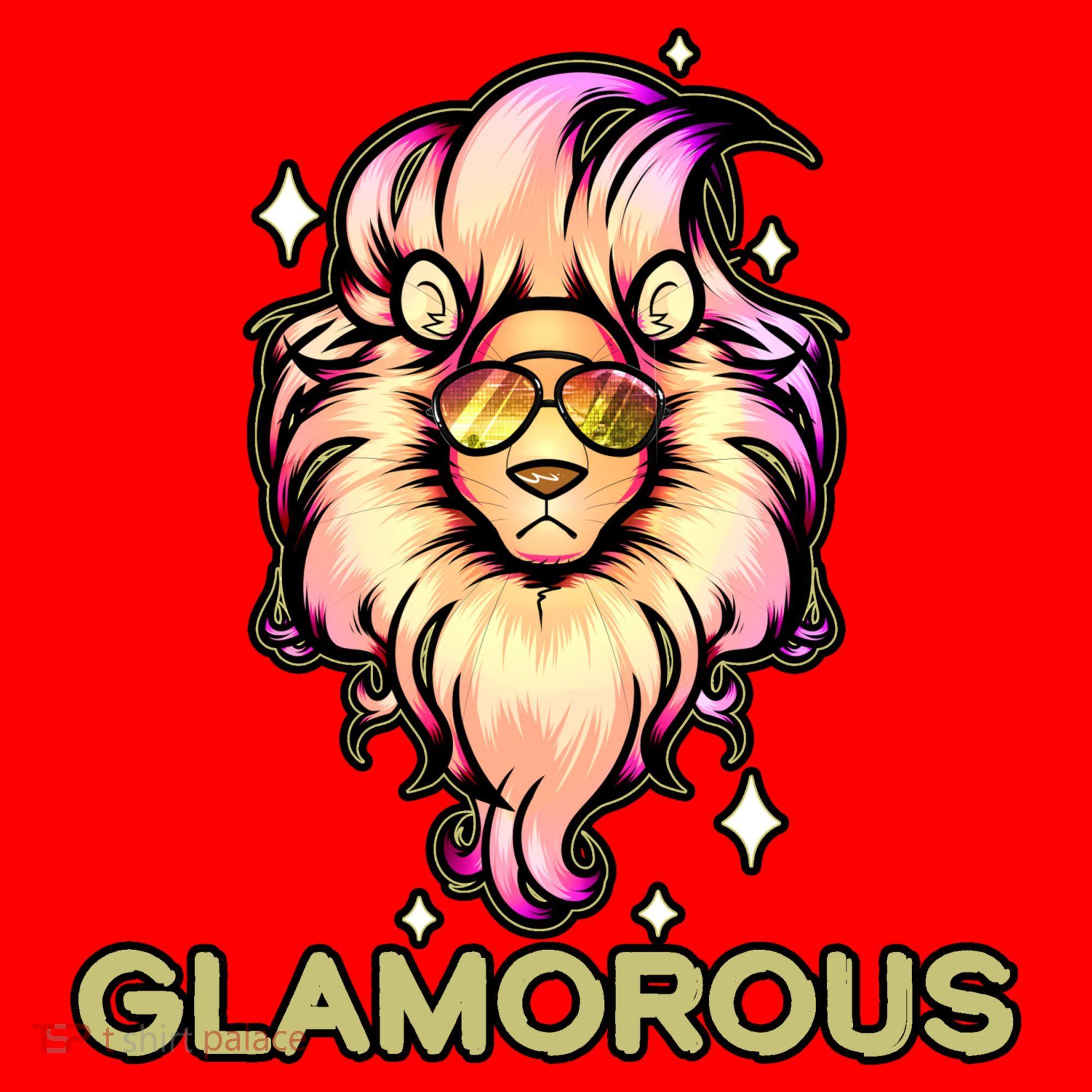 Glamorous Lion Santa Hat
