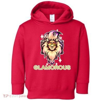 Glamorous Lion Toddler Hoodie