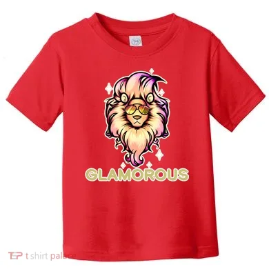 Glamorous Lion Toddler T-Shirt