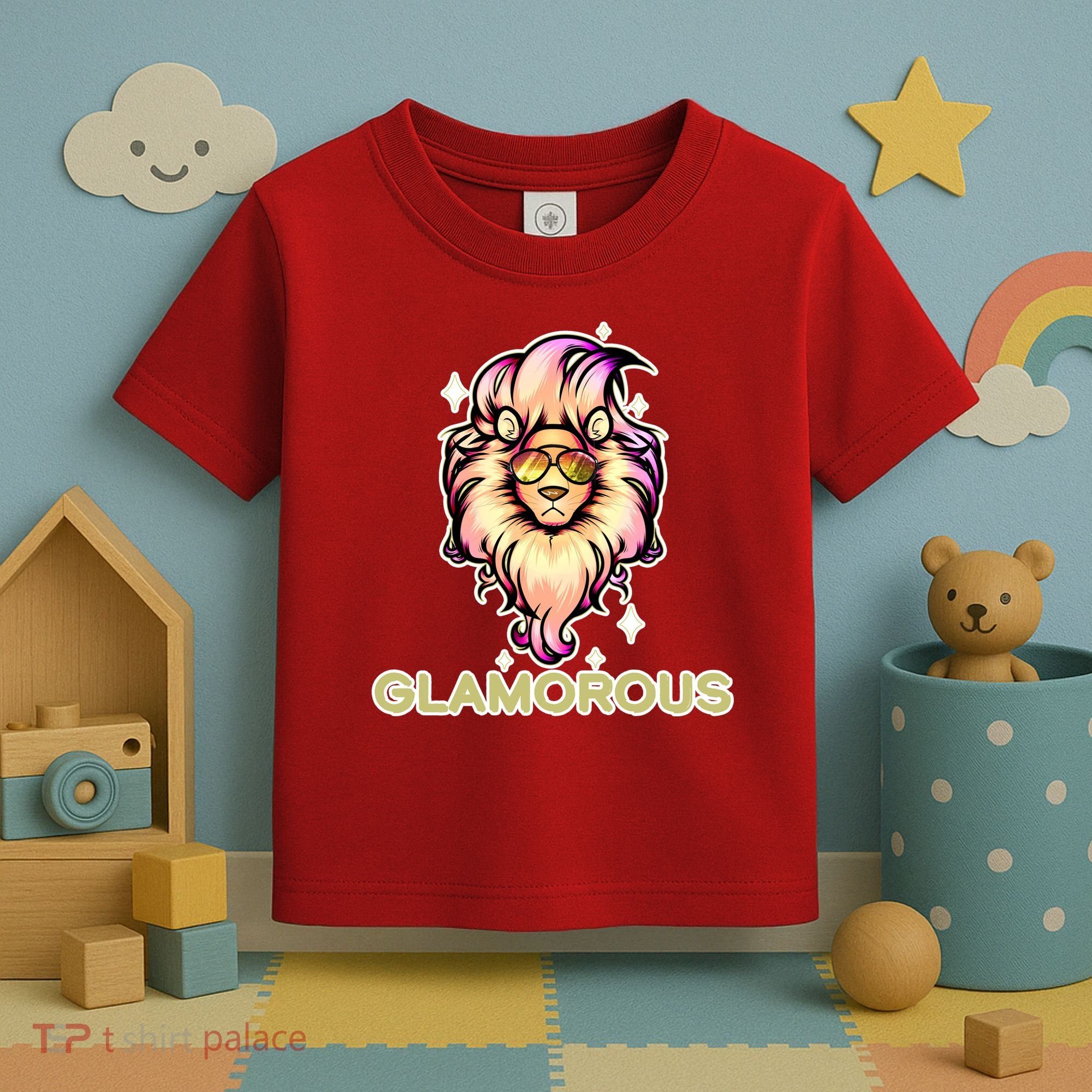 Glamorous Lion Toddler T-Shirt