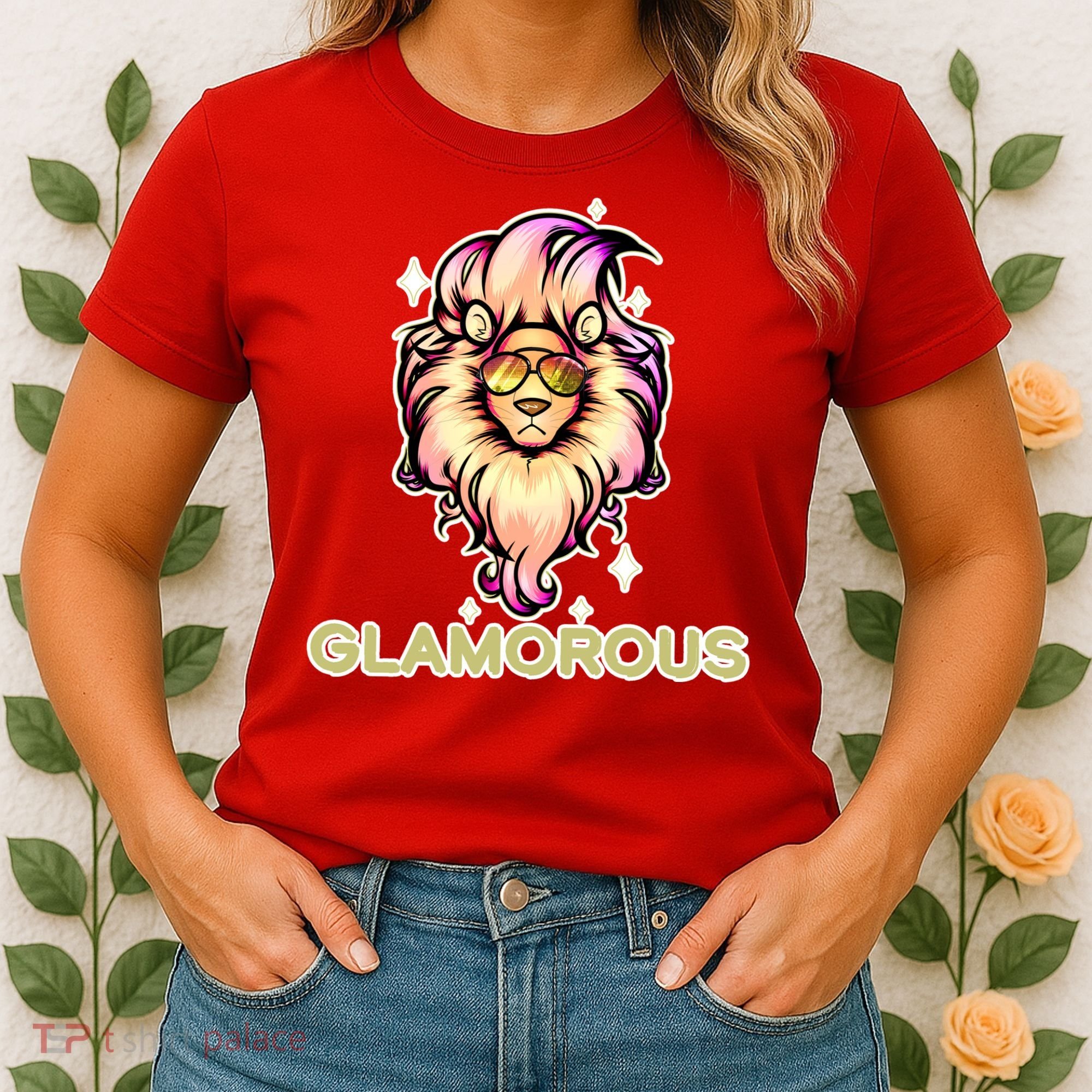 Glamorous Lion Women's T-Shirt