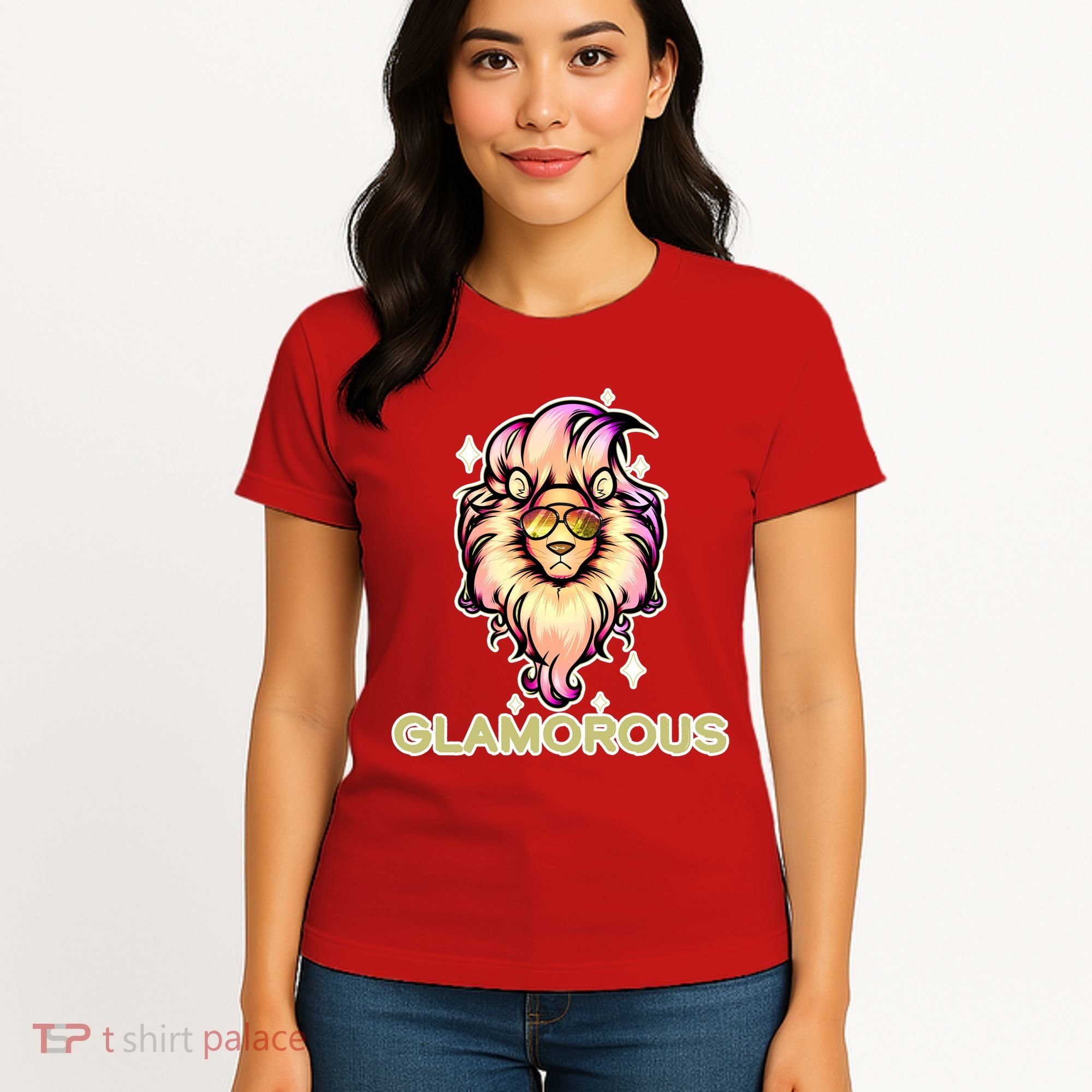 Glamorous Lion Women's T-Shirt