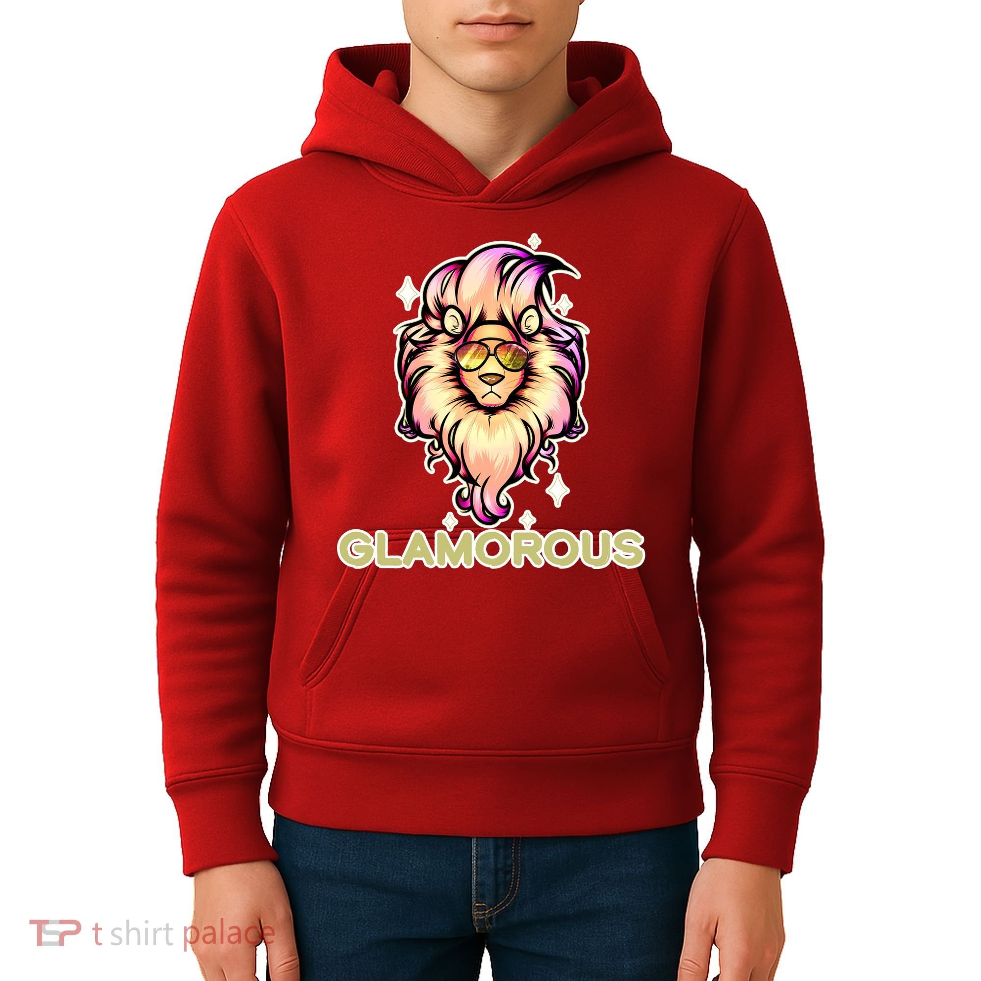 Glamorous Lion Kids Hoodie