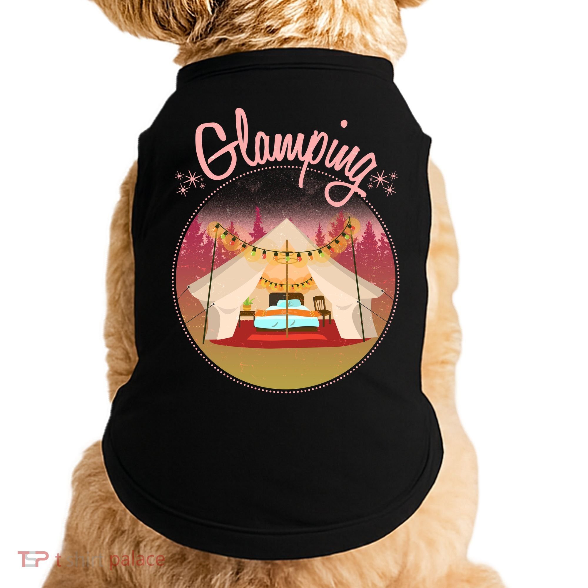 Glamping Fancy Camping  Doggie Tank
