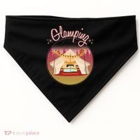 Glamping Fancy Camping  USA-Made Doggie Bandana thumb 0