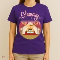 Glamping Fancy Camping  T-Shirt thumb 4