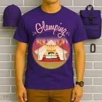 Glamping Fancy Camping  T-Shirt thumb 6