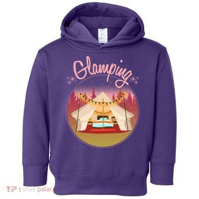 Glamping Fancy Camping  Toddler Hoodie