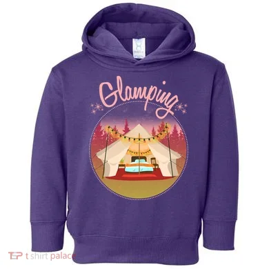 Glamping Fancy Camping  Toddler Hoodie
