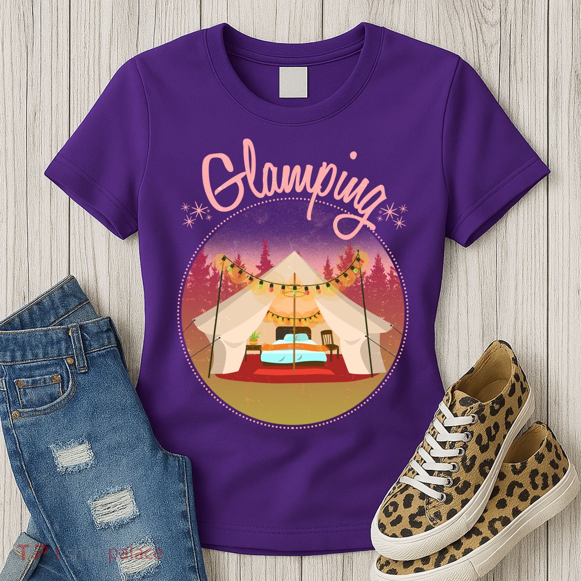 Glamping Fancy Camping  Women's T-Shirt