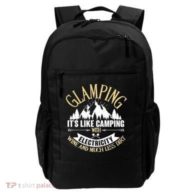 Glamping It's Like Camping with Electricity Backpack