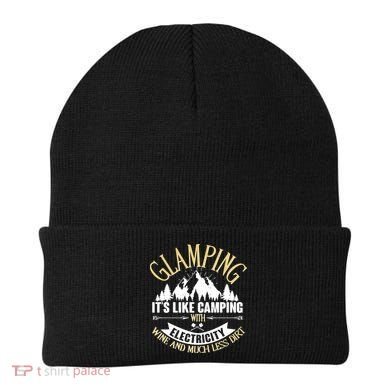 Glamping It's Like Camping with Electricity Beanie