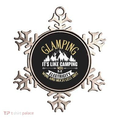 Glamping It's Like Camping with Electricity Ornament