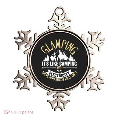 Glamping It's Like Camping with Electricity Ornament