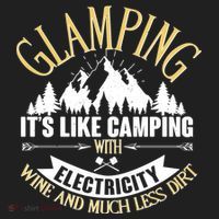 Glamping It's Like Camping with Electricity Hat thumb 2
