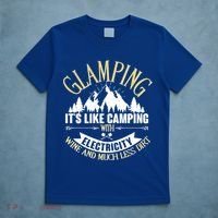 Glamping It's Like Camping with Electricity T-Shirt thumb 5